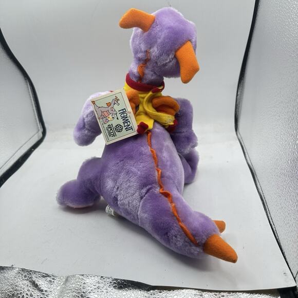 Vintage NWT Figment 10” Plush Disney World Parks 80s With Original tags - Picture 5 of 9